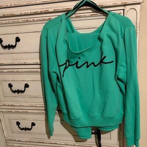 Victoria's Secret PINK Aqua Hoodie